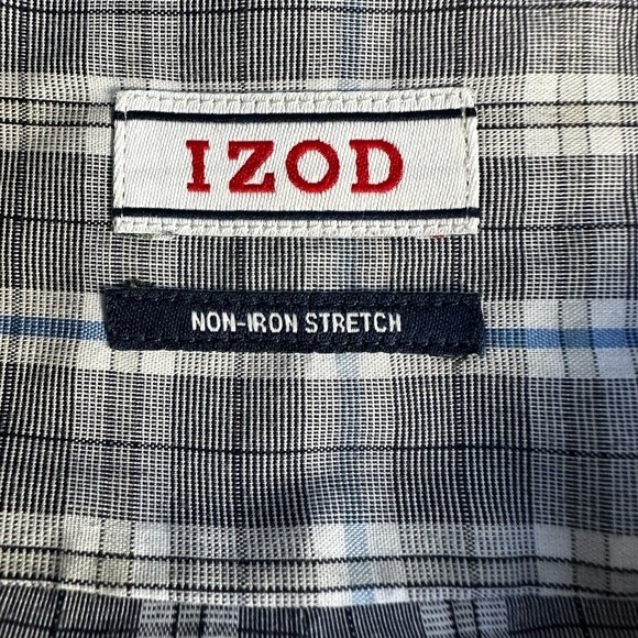 IZOD Button Down Casual plaid shirts for men - Picture 12 of 13